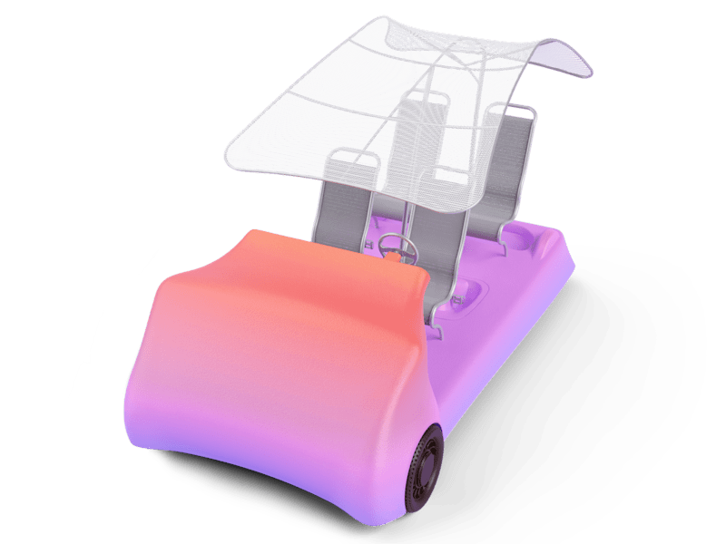 Cover image for Human EV // Assisted Pedal 4 seats Vehicle