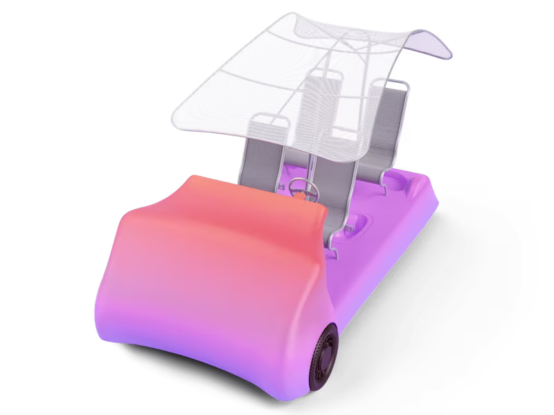 Cover image for Human EV // Assisted Pedal 4 seats Vehicle