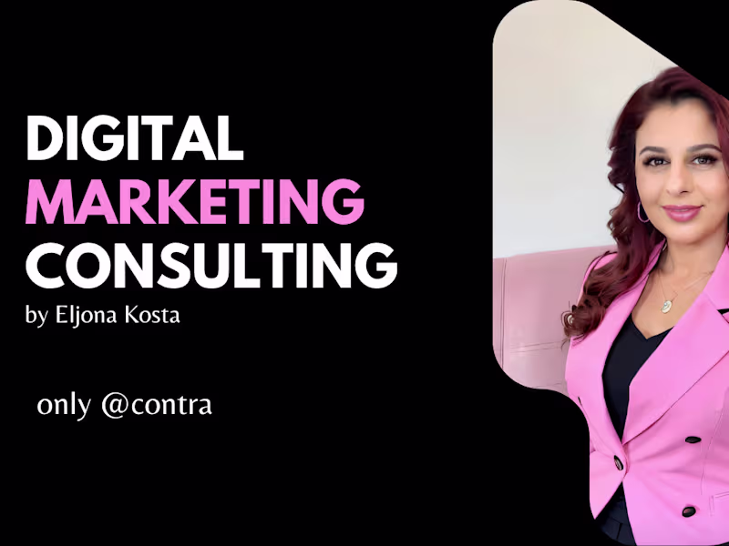 Cover image for I will provide social media marketing consulting and action plan