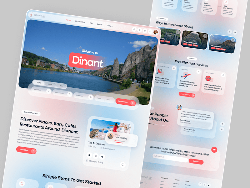 Cover image for aDinant.be Tourist Guider