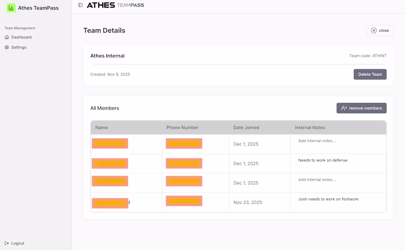 Cover image for Built out a coach's dashboard for an AI Coaching App! Very e...
