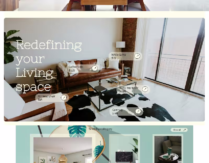 Cover image for furniture website mockup (1) | Images :: Behance