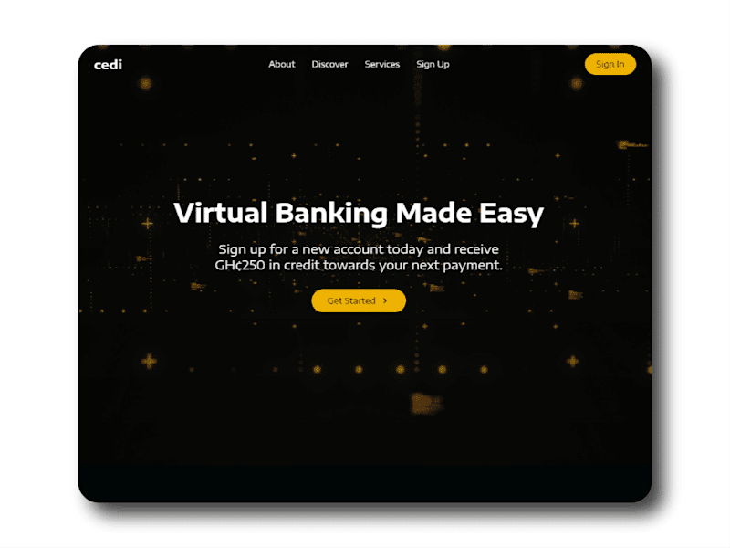 Cover image for The Cedi Bank website