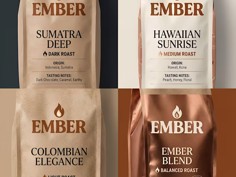 Cover image for ☕🔥 EMBER
A premium coffee brand