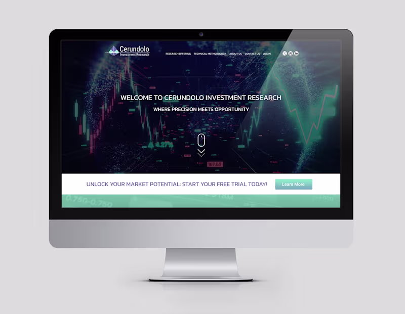 Cover image for Investment Research Firm - Web Design