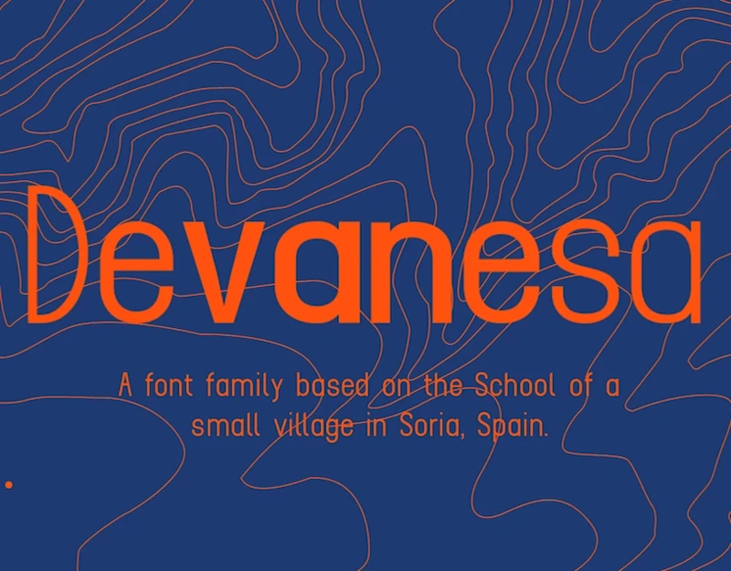 Cover image for DEVANESA - FREE FONT