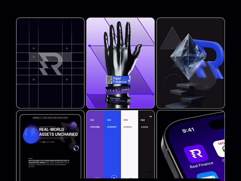 Cover image for Real Finance Rebranding Project