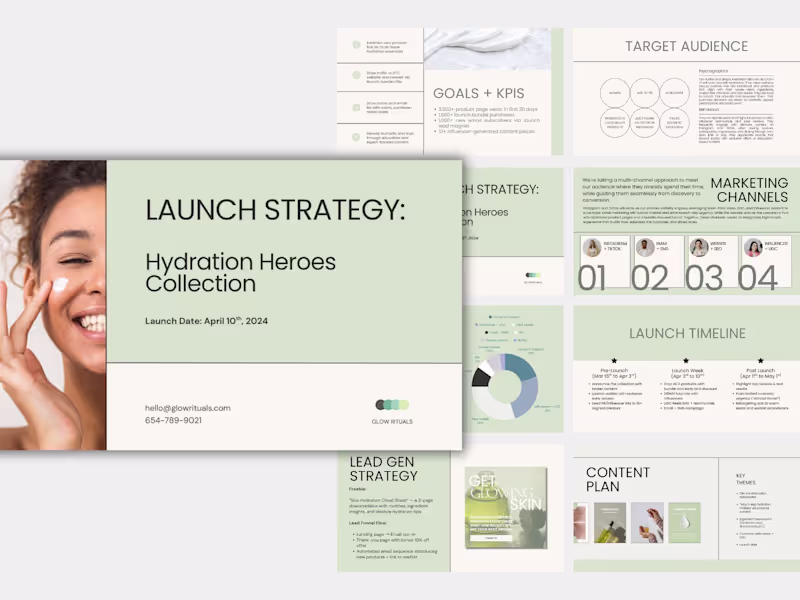 Cover image for Glow Rituals Product Launch Campaign Strategy