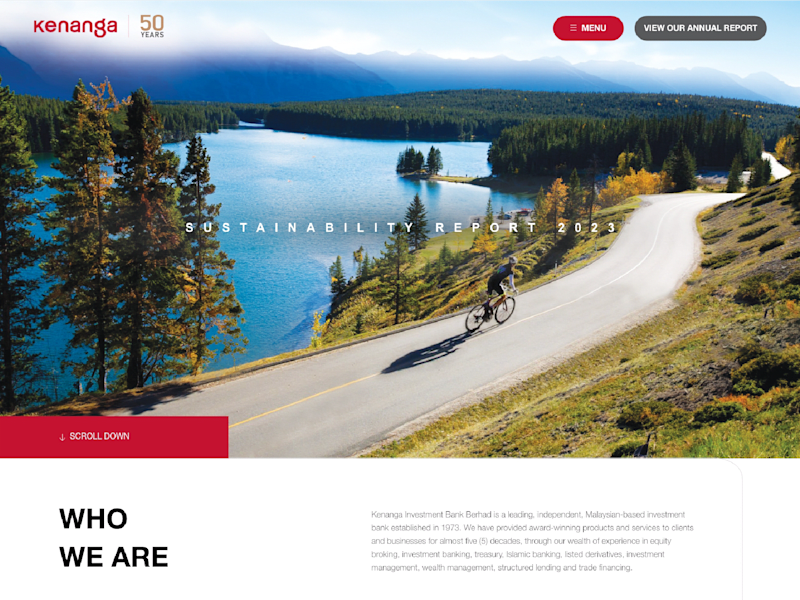 Cover image for Kenanga IB Annual Report Website 2023