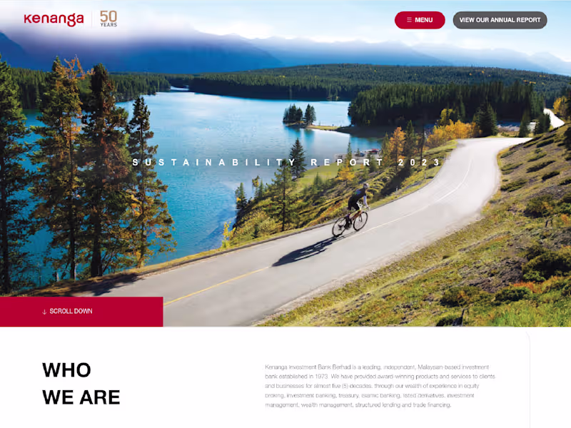 Cover image for Kenanga IB Annual Report Website 2023