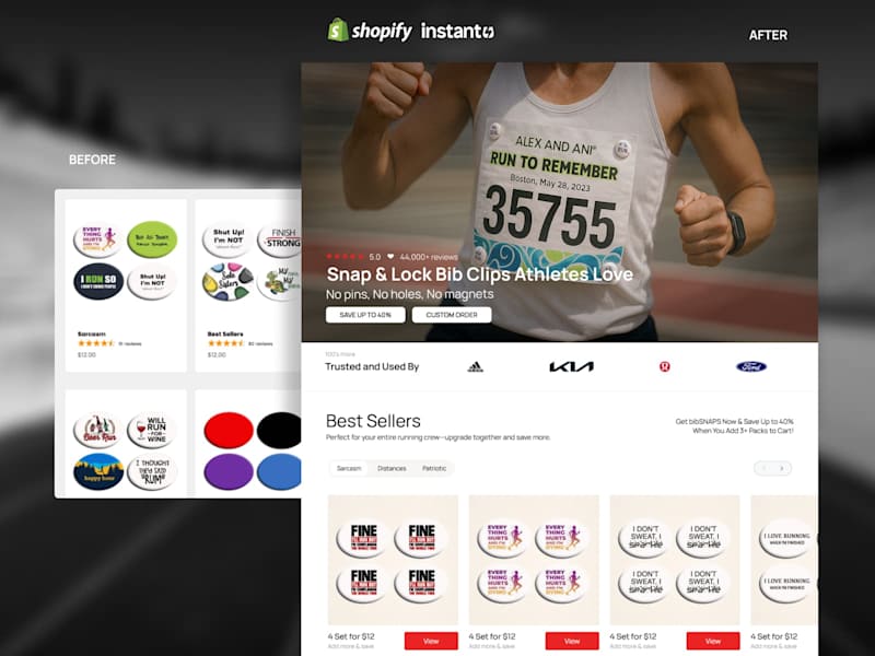 Cover image for Athletic Brand Shopify Store Rebuild & Redesign Project