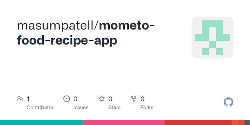 Cover image for masumpatell/mometo-food-recipe-app