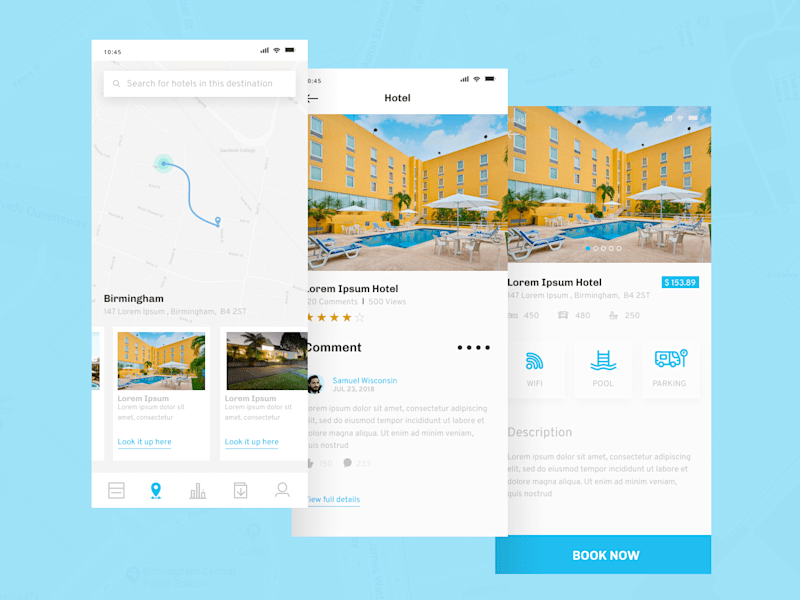 Cover image for Hotel Finder App