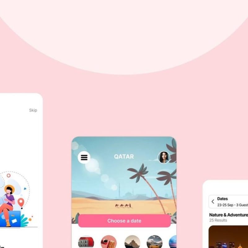Cover image for Sandesh Magar on Instagram: “travel app design”