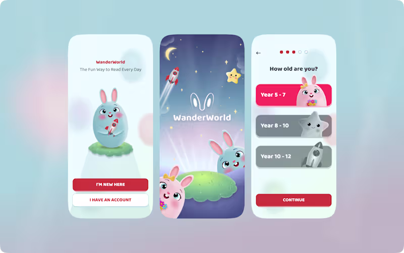 Cover image for Early illustration exploration test for a kids reading compa...