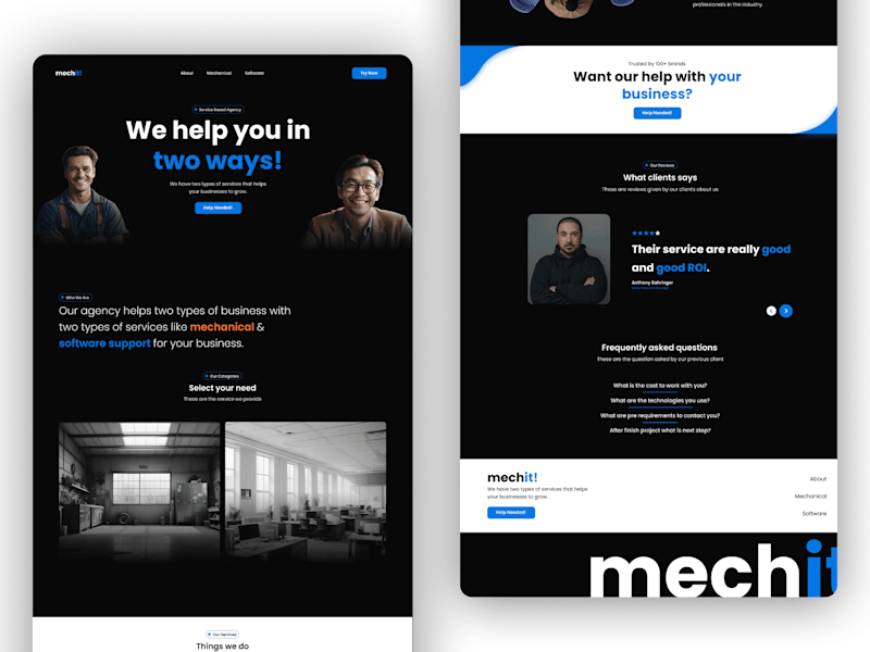 Cover image for MechIt Website