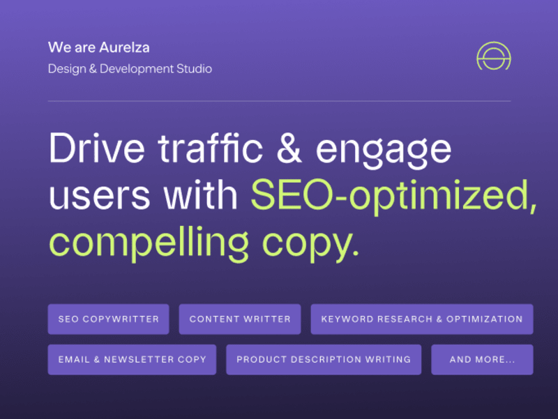 Cover image for SEO-Optimized, High-Converting Copy