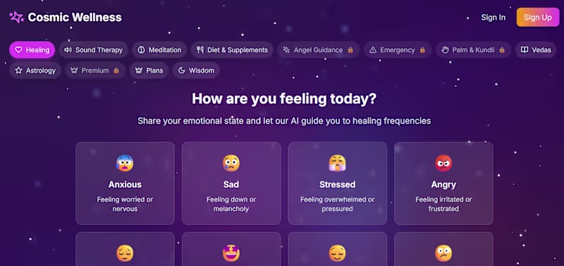 Cover image for AI-Powered Astrology and Vegan Diet App