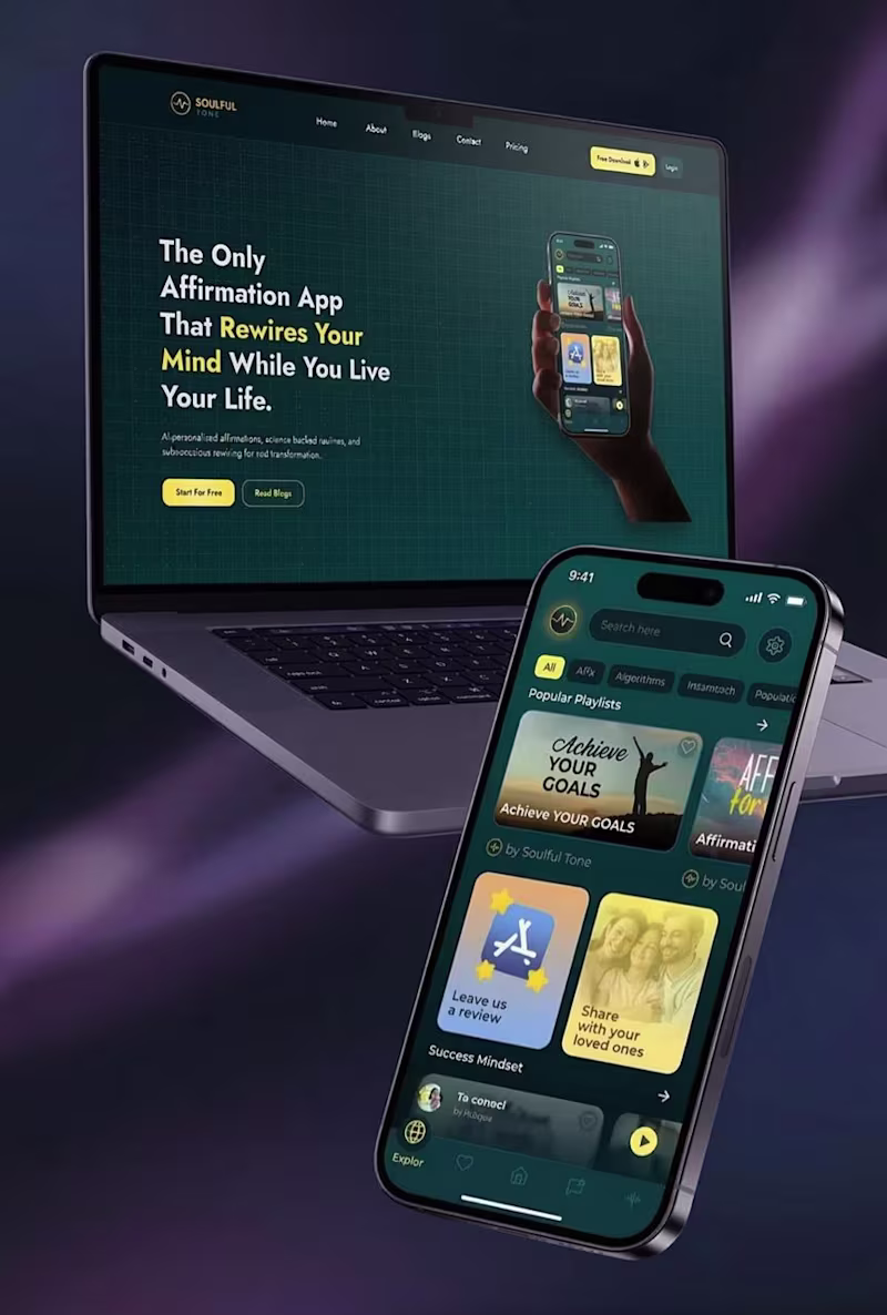 Cover image for A modern wellness website designed