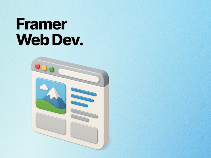 Cover image for Framer Expert Website Development