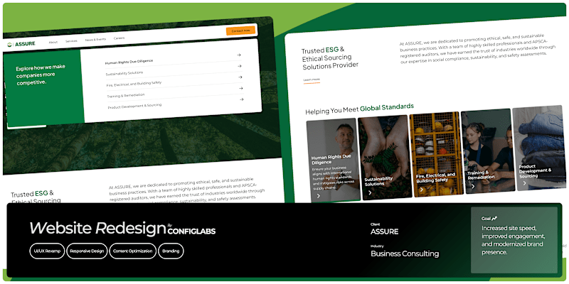Cover image for Assure Website Redesign & Development