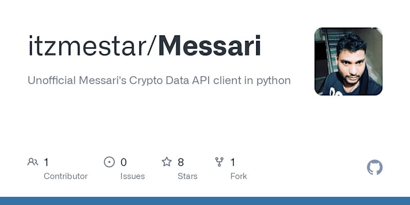 Cover image for itzmestar/Messari