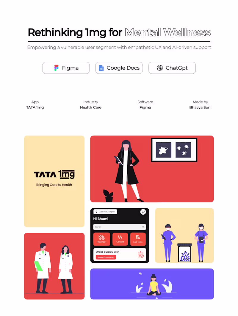 Cover image for Rethinking Tata 1mg for Mental Wellness