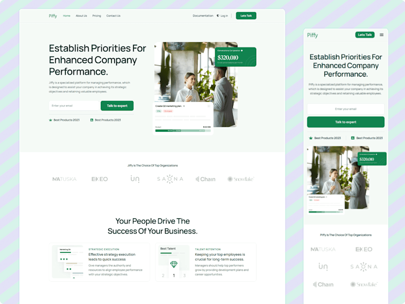 Cover image for Piffy - A SaaS Platform for Enhanced Company Performance