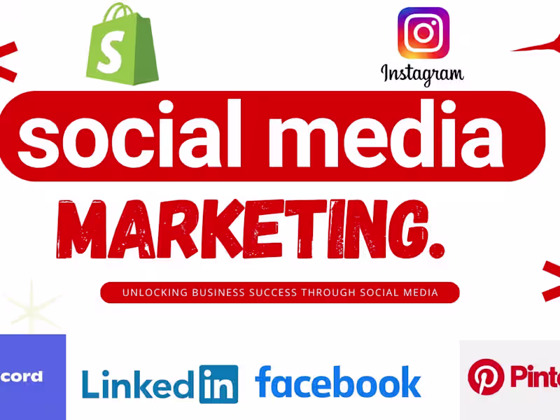 Cover image for i will do Social Media Marketing Manager Strategy Content Growth