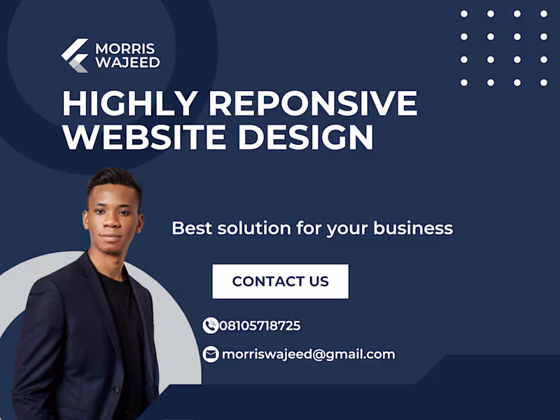 Cover image for Highly Responsive Website Design For Businesses And Portfolio