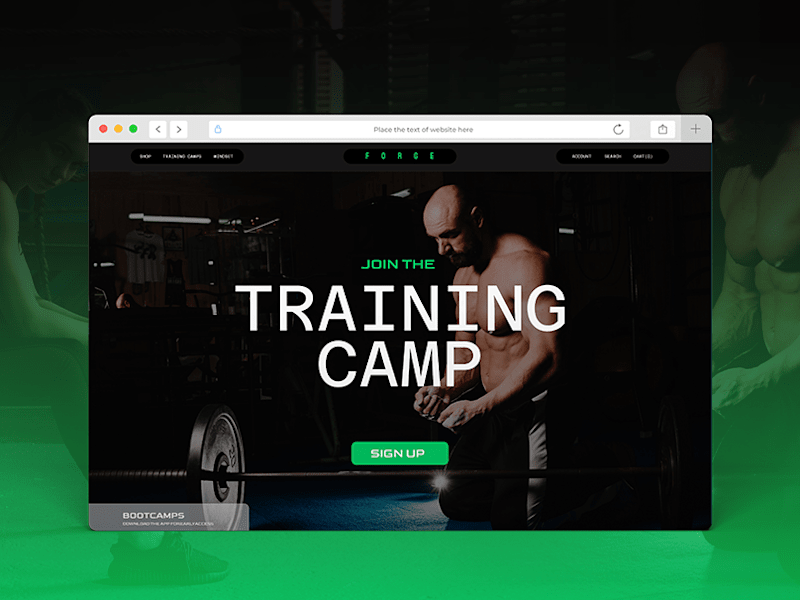 Cover image for Forge Ui Landing Page Design