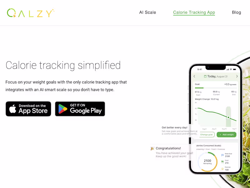 Cover image for Qalzy.com - Nutrition and Fitness Tracking App