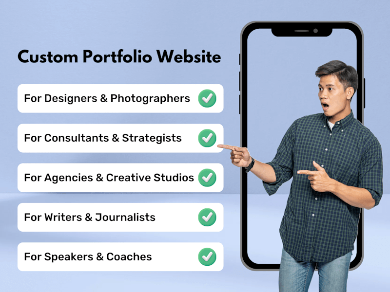 Cover image for Custom Portfolio Website to Showcase Your Best Work
