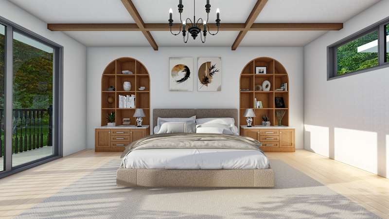 Cover image for Master Bedroom - Transitional Interior Design :: Behance