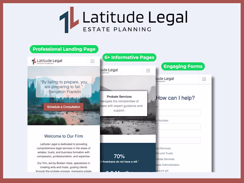 Cover image for Latitude Legal | Small Business Website