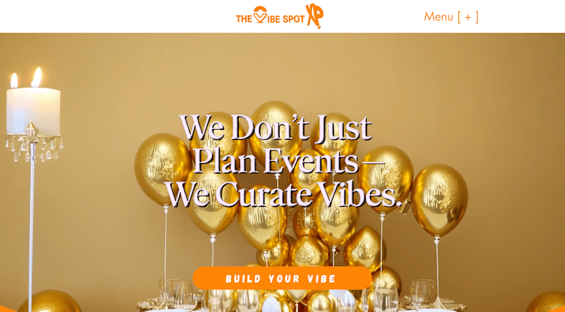 Cover image for The Vibe Spot XP — Custom Branded Website Design