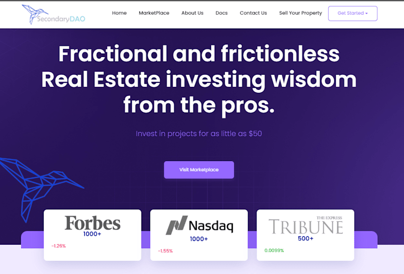 Cover image for Blockchain-based Fractional Real Estate Marketplace Development