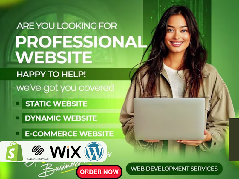 Cover image for I will design shopify dropshipping online store website design