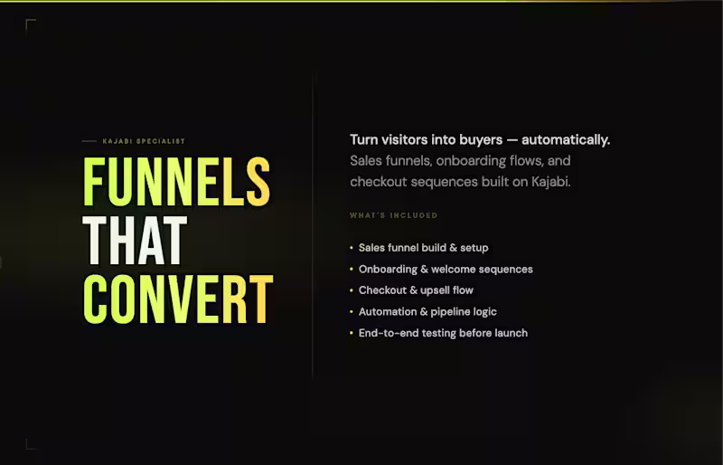 Cover image for Kajabi Funnels