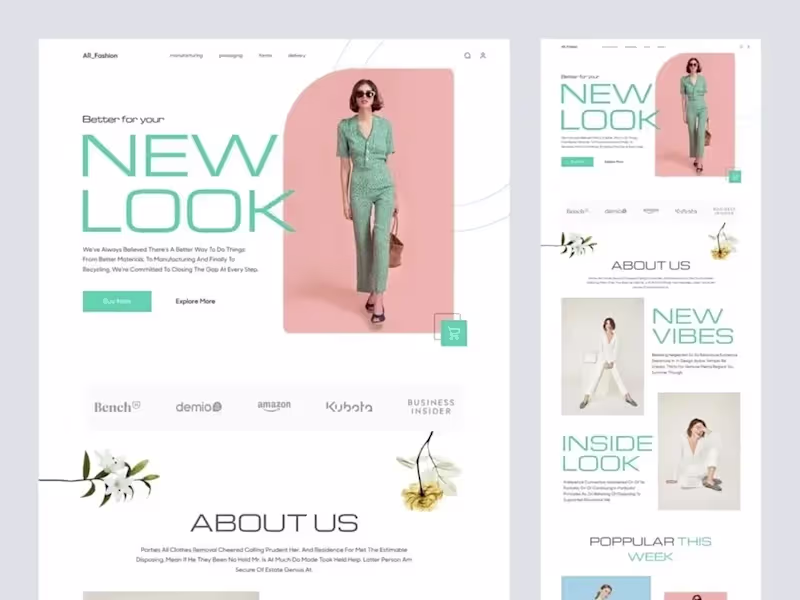 Cover image for E-commerce Website Design for a Fashion Brand (https://www.b...