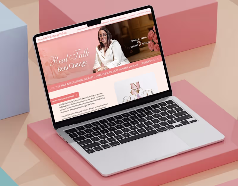 Cover image for RTRC Podcast| Faith-based Squarespace Website Design