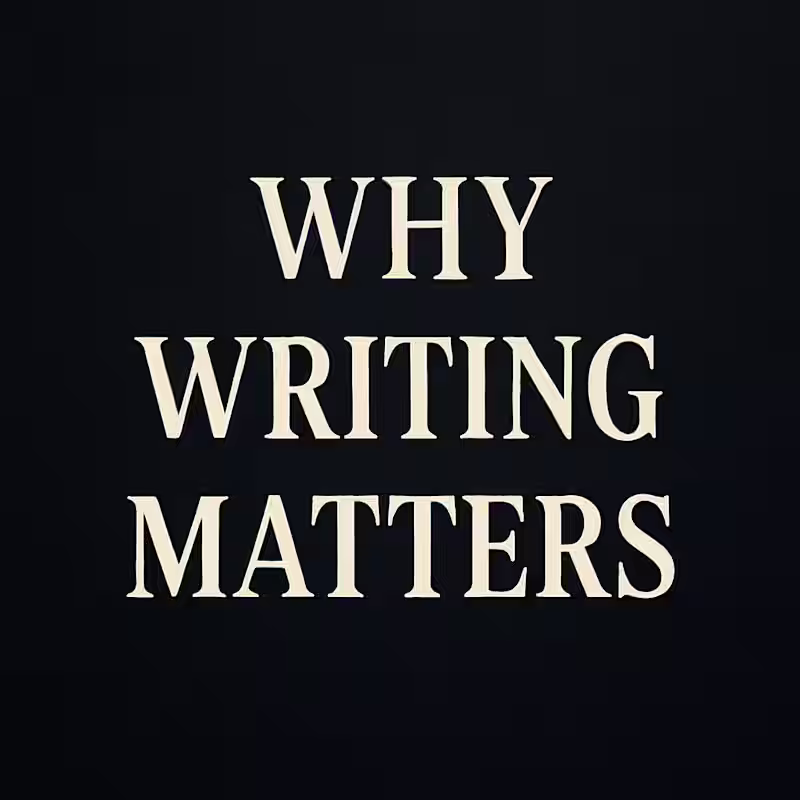 Cover image for Why Writing Matters