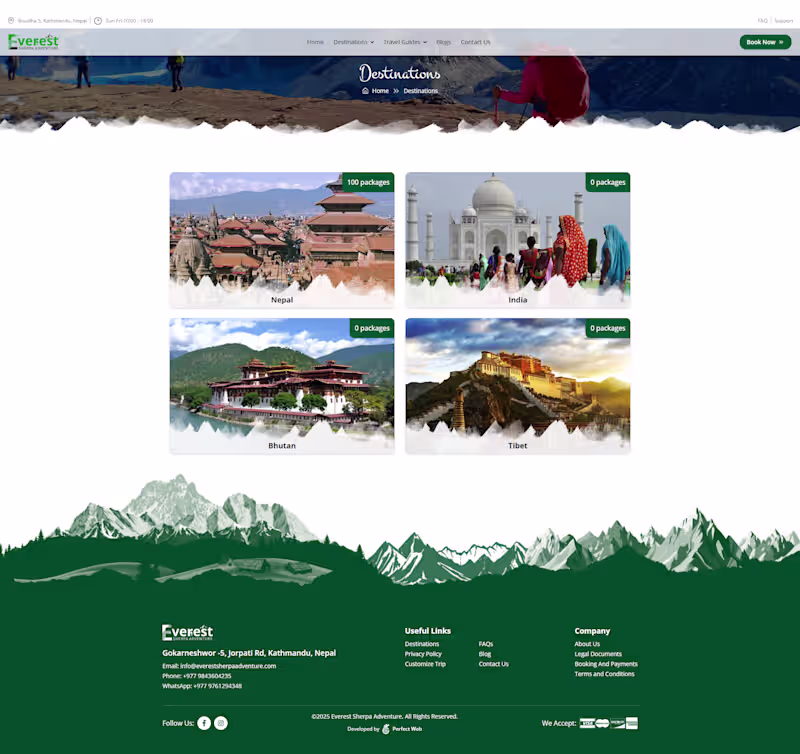 Cover image for Adventure Booking Website with Booking & Blogging System A c...