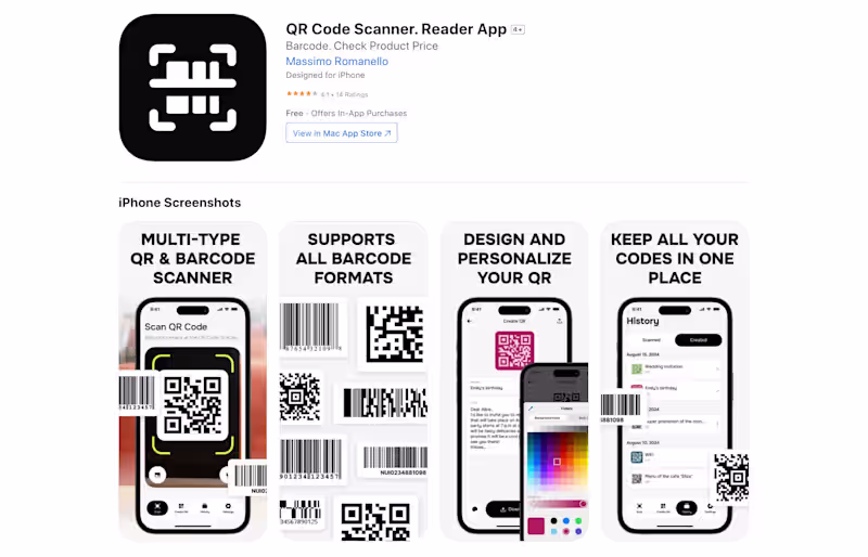 Cover image for SwiftUI | QR Code Scanner & Generator