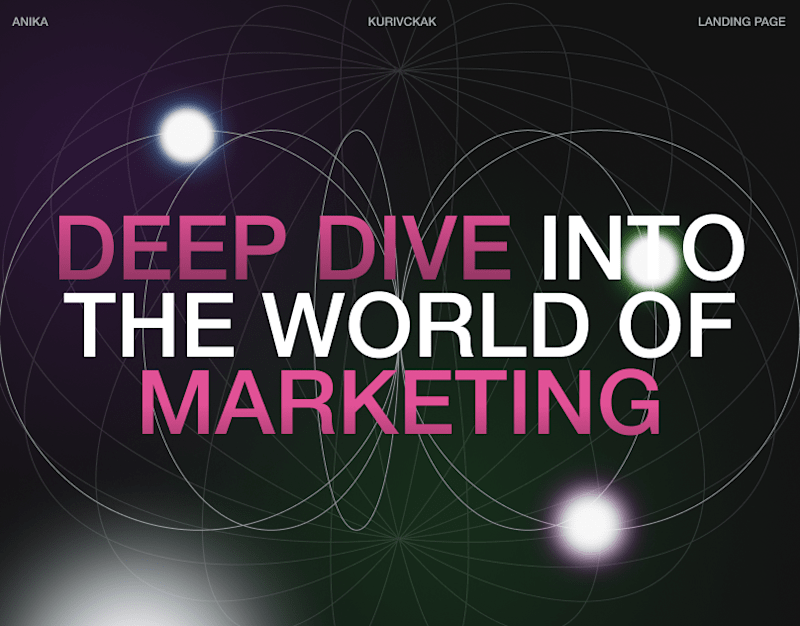 Cover image for MARKETING AGENCY WEBSITE