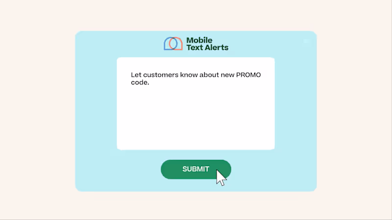 Cover image for Mobile Text Alerts