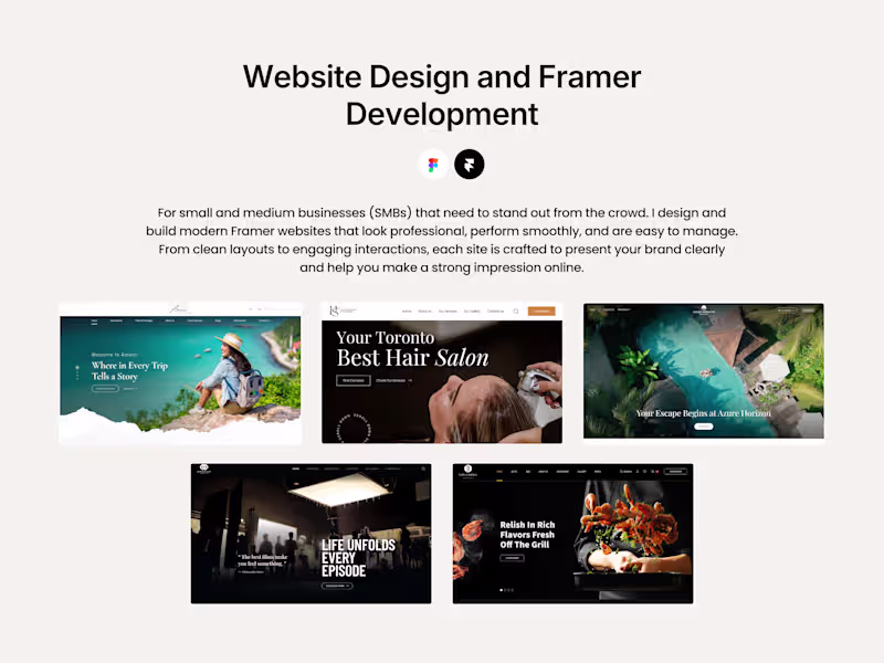 Cover image for Website Design & Development