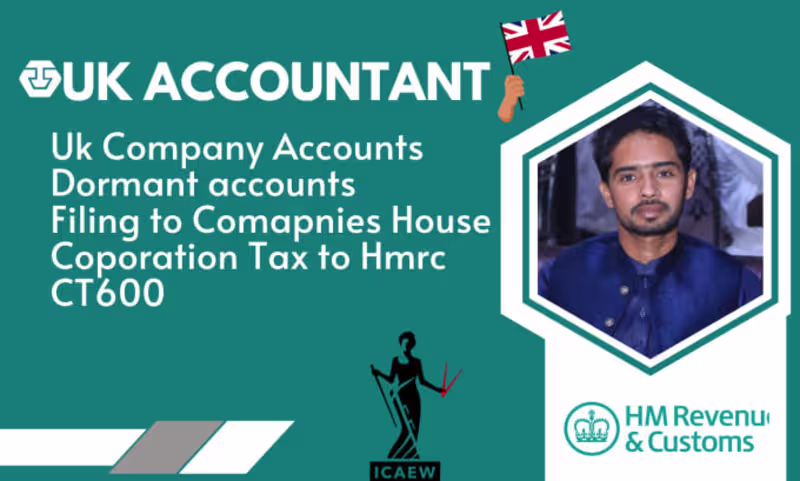 Cover image for I will file UK company accounts and ct600 tax return