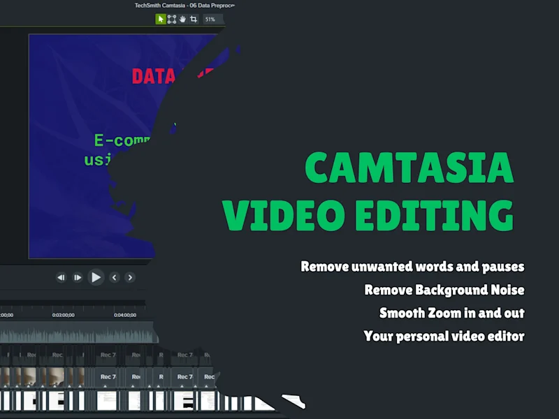 Cover image for Camtasia Screencast eLearning video editing
