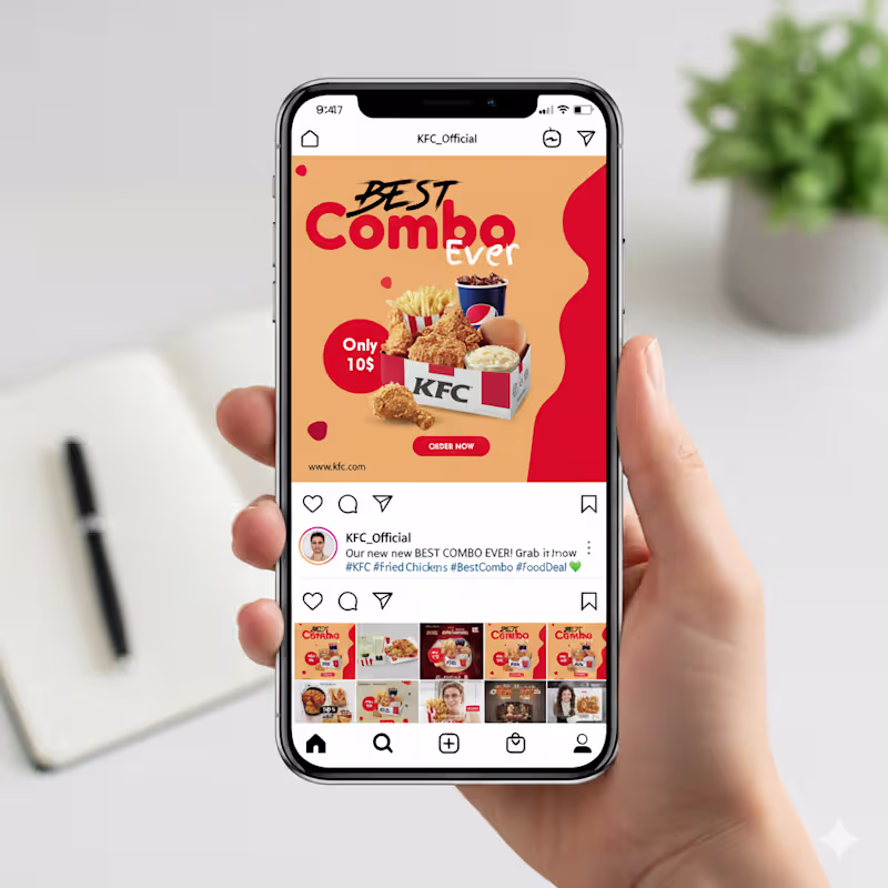 Cover image for This Instagram post is built to grab attention fast. The lay...